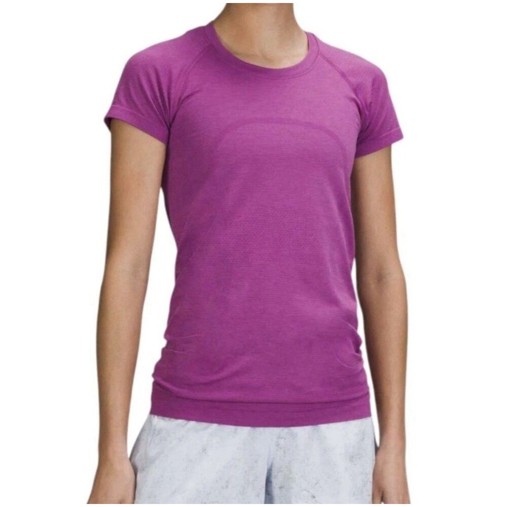 Lululemon Swiftly Tech Short Sleeve Shirt 2.0 Pink size 6 workout running gym